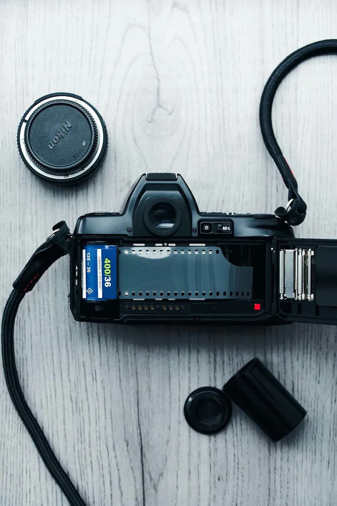 フィルムカメラのアップ写真